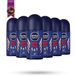 6 عدد مام رول ضدتعریق مردانه نیوا NIVEA MEN مدل درای ایمپکت Dry Impact حجم 50 میلی‌ لیتر (اورجینال)