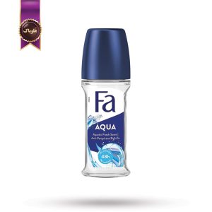 مام رول ضدتعریق فا Fa مدل رایحه‌ی خنک و دریایی Aqua حجم 50 میلی‌ لیتر (اورجینال)