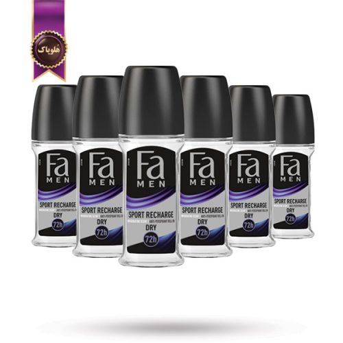 6 عدد مام رول ضدتعریق فا Fa مدل تجدید انرژی ورزشی Sport Recharge حجم 50 میلی‌ لیتر (اورجینال)