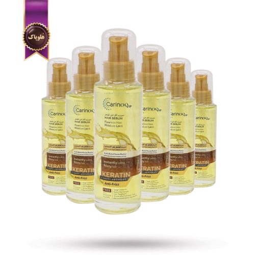 6 عدد سرم مو کارینو وی آی پی Carinoo VIP مدل کراتین Keratin حجم 100 میلی‌ لیتر (اورجینال)