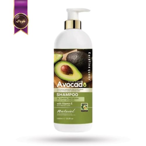 شامپو کراتین کویین Keratine Queen مدل آووکادو Avocado حجم 800 میلی لیتر (اورجینال)