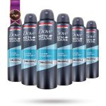 6 عدد اسپری دئودورانت ضد تعریق مردانه داو Dove Men+Care مدل کلین کامفورت Clean Comfort حجم 250 میلی لیتر (اورجینال)