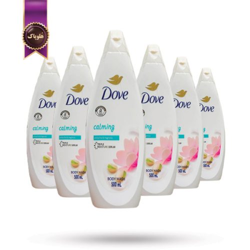 6 عدد شامپو بدن داو Dove مدل پسته و عصاره مگنولیا Pistachio & Magnolia حجم 500 میلی لیتر (اورجینال)