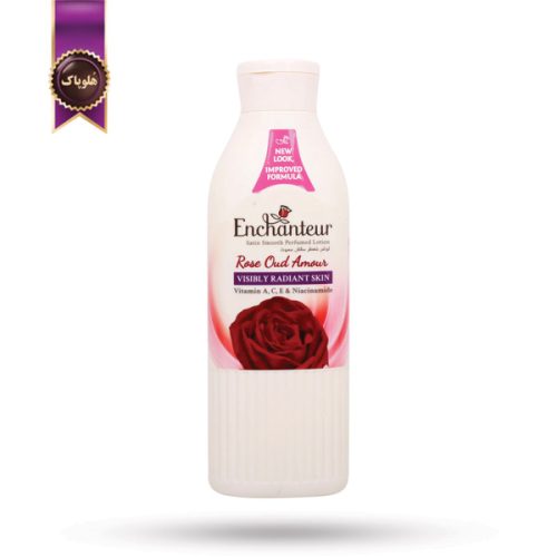 لوسیون بدن انشانتور Enchanteur مدل رایحه‌ی ترکیبی گل رز و عود Rose Oud Amour حجم 250 میلی لیتر (اورجینال)