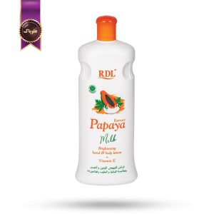 لوسیون دست و بدن آر دی ال RDL مدل با عصاره پاپایا و شیر Papaya Milk حجم 600 میلی لیتر (اورجینال)