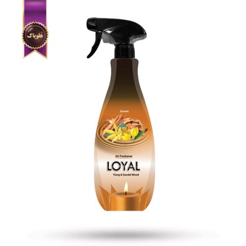 اسپری خوشبو کننده هوا لویال Loyal مدل غروب Sunset حجم 450 میلی لیتر (اورجینال)