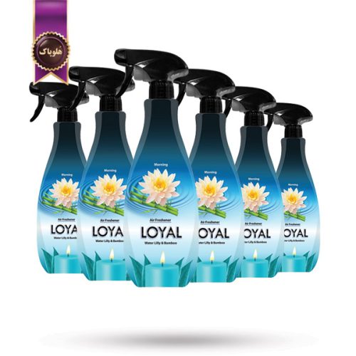 6 عدد اسپری خوشبو کننده هوا لویال Loyal مدل صبح Morning حجم 450 میلی لیتر (اورجینال)