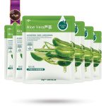 6 عدد ماسک صورت ورقه‌ ای هاچانا HCHANA مدل عصاره آلوئه‌ ورا Aloe Vera پک 1 عددی (اورجینال)