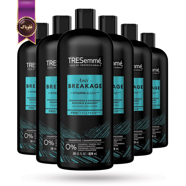 6 عدد شامپو ترزمی tresemme مدل ضد شکستگی مو Anti Breakage حجم 828 میلی لیتر (اورجینال)