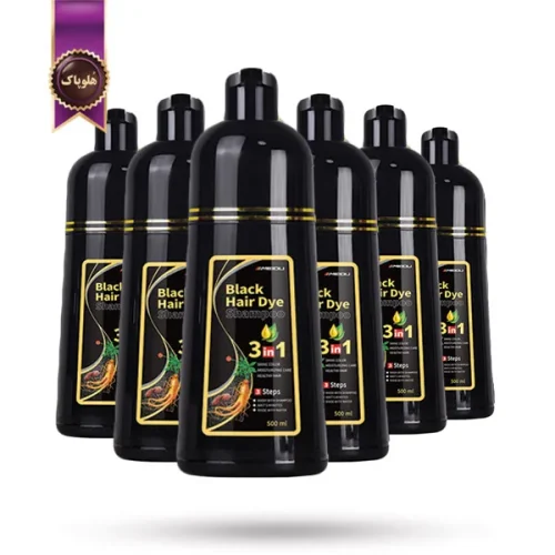 6 عدد شامپو رنگ مو مدیا MEIDU مدل مشکی گیاهی Blackحجم 500 میلی لیتر (اورجینال)